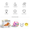 Interactive Rechargeable Dog Toy Ball with LED Lights – Waterproof Auto Pet Ball for Cats & Dogs, Ideal for Pet Enrichment (Yellow)