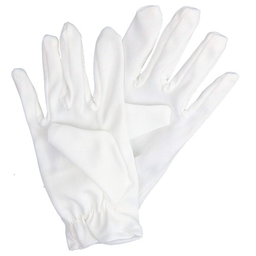 Skeleteen White Child Costume Gloves - Formal Kids Size Wrist Glove Set for Boys and Girls