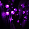 GlowVibe Purple Halloween String Lights 50 LEDs Frosted G15 Christmas Lights for Indoor Outdoor Halloween Decor Thanksgiving Yard Xmas Tree