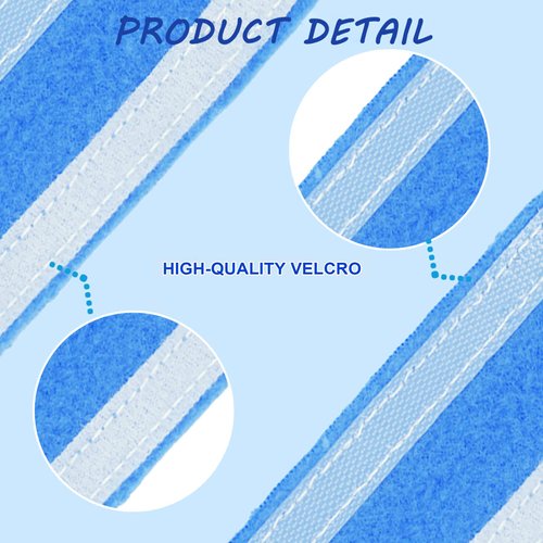 NATAKU 12 Pack Nasal Cannula Ear Cushions Oxygen Cannula Face Soft Cover for Oxygen Users to Help Relieve Ear Pain and Prevent Cheek Indentation Discomfort(Blue)