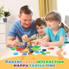 STEM Building Blocks Toy for Kids,300Pcs Interlocking Solid Plastic Educational Discs Toy,Classroom Must Haves Creativity Preschool Toy for Kids Aged 3+,Round Soft and Safe Material,Size Merge Set ﻿