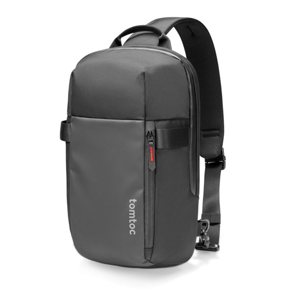 tomtoc Compact EDC Sling Bag for 13-inch iPad Pro M4/ iPad Air M2 2024, Minimalist Chest Shoulder Crossbody Bag for 13" MacBook Air M3 2024/MacBook Pro, Small Daypack for Daily Use, Work- S Size