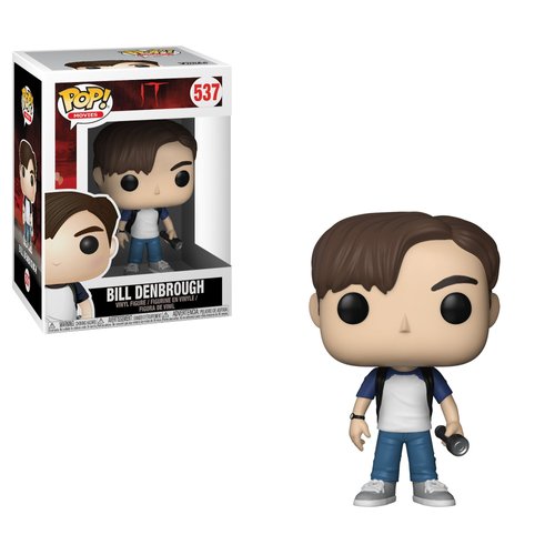 Funko Pop Movies: IT-Bill with Pistol Collectible Figure, Multicolor