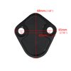 Flashpower Billet SB Ford Fuel Pump Block-Off Plate Kit, Fuel Pump Plate Black