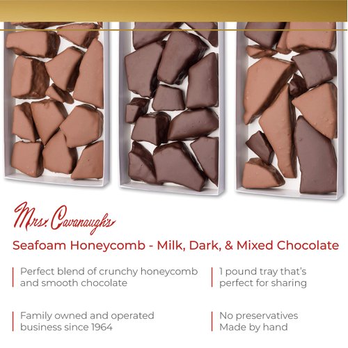 Mrs. Cavanaugh’s 14 oz Seafoam Honeycomb Dark Chocolate **Product Fragile could be damaged during shipping we will not replace**