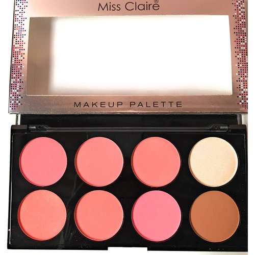 Miss Claire Makeup Palette 3, Multi, 16 Grams, Multicolor, 16 g