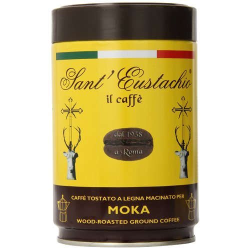 Sant Eustachio Ground Coffee in Can, Moka, 8.8 Ounce