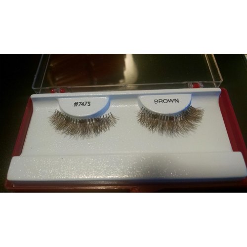 Handmade Magnetic Lashes - FULL LASH - 3 Magnets - 4 lash length options - brown or black (S, Brown)