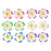 ALIMITOPIA Hawaiian Plumeria Hair Clip Foam Artificial Tropical Flower Hairpin Barrette Hair Accessories for Luau Beach Party(Plumeria Flower;12pcs;Medium Size)