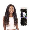 FreeTress Crochet Braids 3X Bona Loc 18" (2 Dark Brown)
