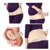 Maternity Belt 2.0 - Belly Band for Pregnancy, Two in One Pregnancy Belt for Your Entire Pregnancy and Postpartum Recovery, Breathable Back and Pelvic Support Prenatal Cradle (Universal Size, Beige)
