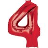 Anagram Power Rangers 4th Birthday Party Supplies 13 pc Foil Balloon Bouquet Decorations