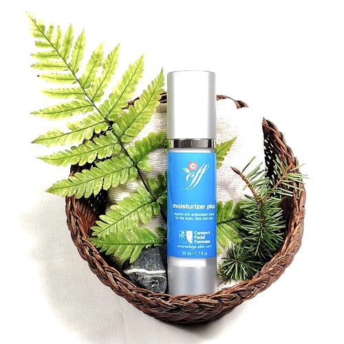 Carolyn's Facial Formulas Moisturizer Plus | Eye Cream | Cruelty-Free, Vegan Face Cream | Made in USA | Vitamin C Moisturizer for Face and Neck (50 ml – 1.7 fl oz)