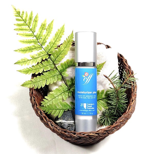 Carolyn's Facial Formulas Moisturizer Plus | Eye Cream | Cruelty-Free, Vegan Face Cream | Made in USA | Vitamin C Moisturizer for Face and Neck (50 ml – 1.7 fl oz)