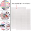 Noverlife 780PCS Nail Art False Tips Double-Sided Sponge Glue Adhesive Tape, Pre-cut Self-Adhesive Foam Strips Fixing Sticker for Nail Design Gel Polish Color Display Card Book