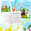 BZaber Bible Religious Easter Coloring Books - 24Pcs Bible Kids DIY Art Drawing Book with Jesus Bible Pattern Color Booklets for Toddlers Birthday Party Favors Goodie Bag Filler