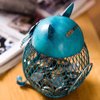 Metal Cat Coin Piggy Bank for Adults, Animal Money Bank with Bottom Cap, Creative and Practical Cat Gifts for Cat Lovers, Birthday& Christmas, Decoration for Home, Office, Living Room& Bookshelf
