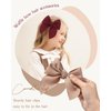 doboi 10PCS Baby Girls Hair Clips Bows Waffle Fable Hair Bows for Girls Hair Accessories for Baby Toddlers Kids 4.5 Inches