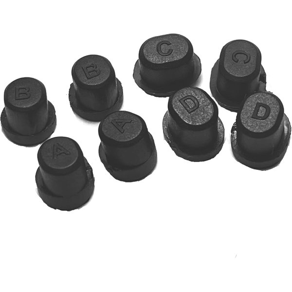 Suspension Arm Bushings,144001.1267 Parts for Wltoys 144001 124019 124018 124017 124016 144010 144002 RC Car Parts,Front and Rear Lower Swing Arm Bushings.8pcs