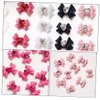 Beavorty 40pcs Bow Nail Decoration Pink Accessories Resin Jewelry Dark Pink Bow Tie 3D Bow Nail Art Ribbon Bowknot Ornament Manicure DIY Charms Nail Art Jewelry Bow Charms Nail Art Supplies