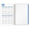 Blue Sky Day Designer for 2023 Weekly and Monthly Planner, 5' x 8', Frosted Cover, Wirebound, Tile (101410-23)