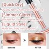 ONarisae Glitter Eyeshadow Shimmer Long Lasting Effect Shiny Pigment Eyeshadow Glow Eye Makeup (Light Brown)