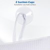 HEALLILY Spa Bath Cushion Bath Pillow for Bathtub White Bathing Cushion for Head and Neck Support (White)