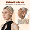 Xiushumyi Wig Cap Lace Wig Grip Cap for Keeping Wigs in Place Wig Cap with Grip Band Make Your Wigs Glue Free Non-Slip Wig Cap with Built-in Adjustable Velvet (Nude, S)