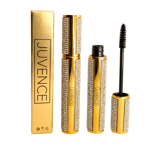 JUVENCE Lash Extension Mascara, Add Volume and Length, Lash Lengthening Effect, High Concentration Black Color 0.33 FL Oz (Pack of 1), Waterproof Mascara, Non-Toxic and Cruelty-free