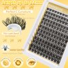 Natural Lash Clusters 10-22mm Lash Extension Wispy Lash Clusters Manga lashes C Curl Long Individual Lashes Clusters Super Soft DIY Eyelash Extension by FOINEMYED