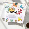 Gotta Catch 'Em All: Anime Birthday Party Invitations (Set of 20 with Optional Envelopes) anime cartoon birthday invitation card boy girl age 4 5 6 7 8 9 10 11 12 13 14 party invitations