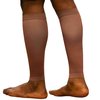 Doc Miller Calf Compression Sleeve Men and Women - 20-30mmHg Shin Splint Compression Sleeve Recover Varicose Veins, Torn Calf and Pain Relief - 1 Pair Calf Sleeves Chocolate Color - Small Size