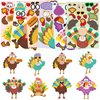 48 Sheets Thanksgiving Stickers for Kids Fun Make A Turkey Sticker Sheets Create Your Own Turkey Party Activities Art Craft School Reward Thanksgiving Craft for Kids Gift