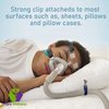 CPAP Hose Holder Clip - Oxygen Tube/Cannula Holder - Tangle Free CPAP Tube System for Uninterrupted Sleep Therapy - 3 Pack