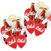 26pcs Cola and Popcorn Balloons Set Movie Themed Balloons Party Popcorn Balloons Cola Foil Balloon White Red Latex balloon for Movie Themed Party Birthday Baby Shower Anniversary Party Supplies