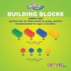 UNiPLAY Plump Soft Building Blocks - 12-Piece Jumbo Stacking Multicolor Set for Early Cognitive Development and Creative Play - Ages 3 Months+