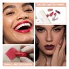 LSxia 18 Colors Capsule Pills Lipstick Mini Lip-Stick Set, Long Lasting Mini Matte Lipstick Lip Stain Lip Tint - Labiales Mate 24 Horas Originales, Cute Dark Red Matte Lipsticks Set for Women