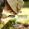 ​Montessori Life Cycle Learning - Montessori Life Cycle Animal Figures with Flash Cards, Plastic Insects Monarch Butterfly Kit Caterpillar Toy for Kids, Realistic Animal Figurines (Butterfly)