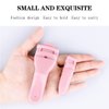 Uranian Eyelash Curlers Partial Eyelashes Curlers Plastic Lash Curler with 1 Replacement Silicone Refill Pads Protable Makeup Cosmetic Tools for Eyes