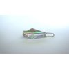 Generic 2 small crystal ab rhombus rhinestone hair clip barrettes fine hair