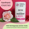 MONA BRANDS All Natural Deodorant For Women & Men | For Sensitive Skin | No Aluminum or Baking Soda | (2-Pack ROSE 1.76 Oz each)