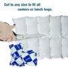 Shipping Cold Packs Flexible Ice Blanket for Coolers & Shipping, Pain Relief Therapy Freezer Ice Pack Sheets, Dry Ice Cold Packs for Cold Storage Food Transport Hiking Camping(12 Cells Each, 8 pcs)