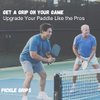 Pickle Grips Pickleball Paddle Grip Tape - Black Overgrip Grip Wrap for Pickleball Racquet- Moisture Wicking Paddle Grip Wrap (2 Pack)