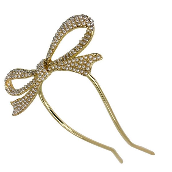 Hairpin Pearl Headdress Wedding Hair Accessory Bow Headdress Wedding Hair Clip Women Headdress Hair Accessories Bridal Hair Accessory