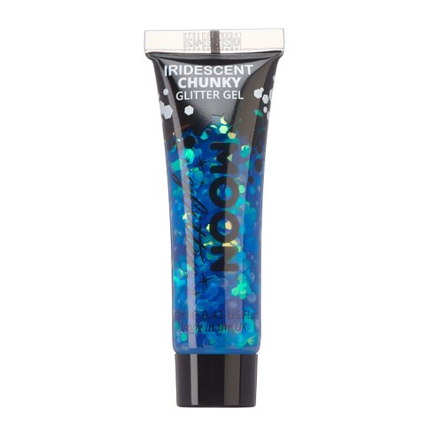 Iridescent Chunky Face & Body Glitter Gel by Moon Glitter - 12ml - Green - Glitter Face Paint