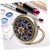 Tinksky Folding Pocket Mirror Round Compact Mirror Double-sided Makeup Mirror (Random Style)