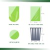 iDemaya Medium Compostable Trash Bags, Biodegradable 8 Gallon Garbage Bags, Recycling Degradable Unscented Rubbish Bags for Kitchen Bathroom Office Car Pet Wastebasket (Green)