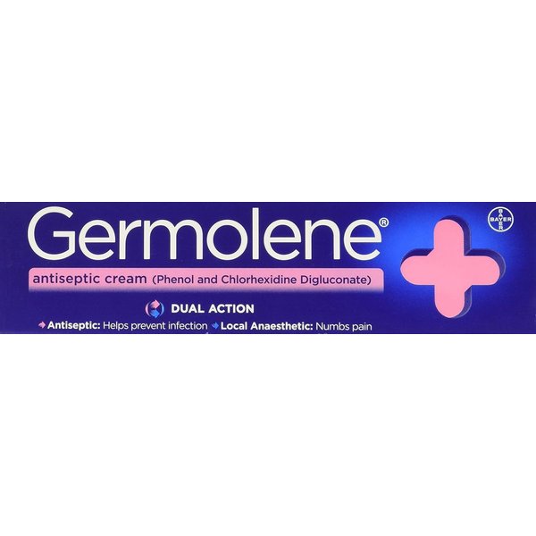 GERMOLENE Antiseptic Cream with Local Anaesthetic 30g PACK OF 2 (60GM)