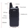 Walkie Talkies LT-316 GMRS Outdoor Camping Hiking Hunting Uhf Mini Walkie Talkies 3 Watts Output 5-10 Miles Range Micro USB Charging Amateur Two Way Radio (Pair) (Black)