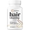 Hair Growth Vitamins Complex, 120 Capsules | 14-in-1 Formula with 5,000mcg Biotin, Collagen, Keratin, Vitamin C, Saw Palmetto & More | Vitaminas Para El Cabello | Promotes Natural Growth & Thickness